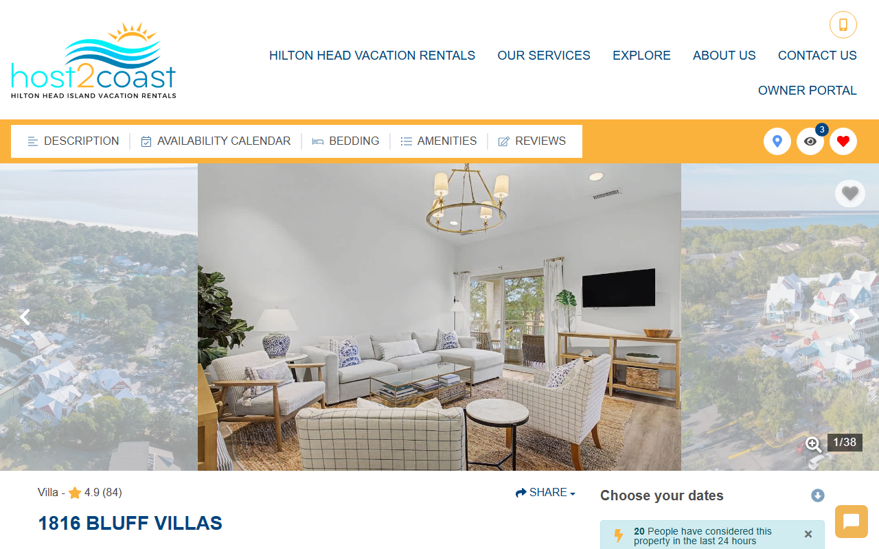 1816bluffvilla.com screenshot