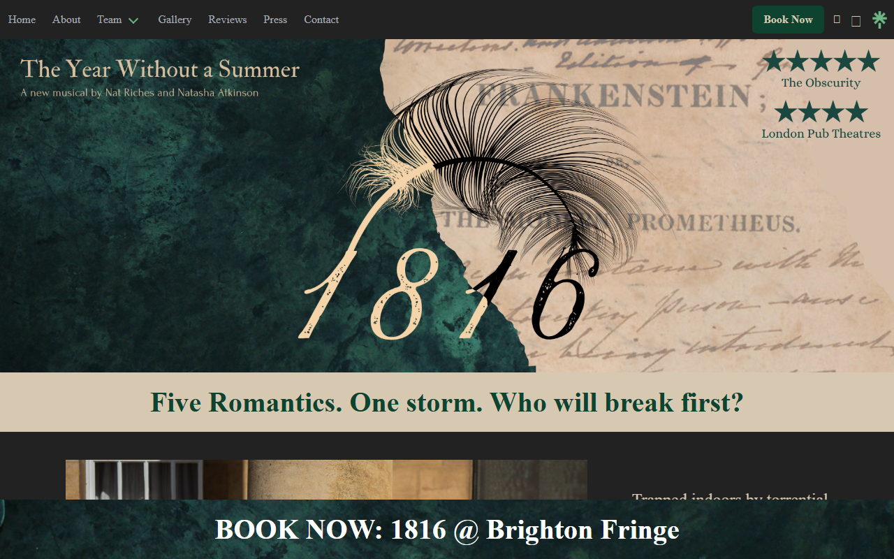 1816musical.com screenshot