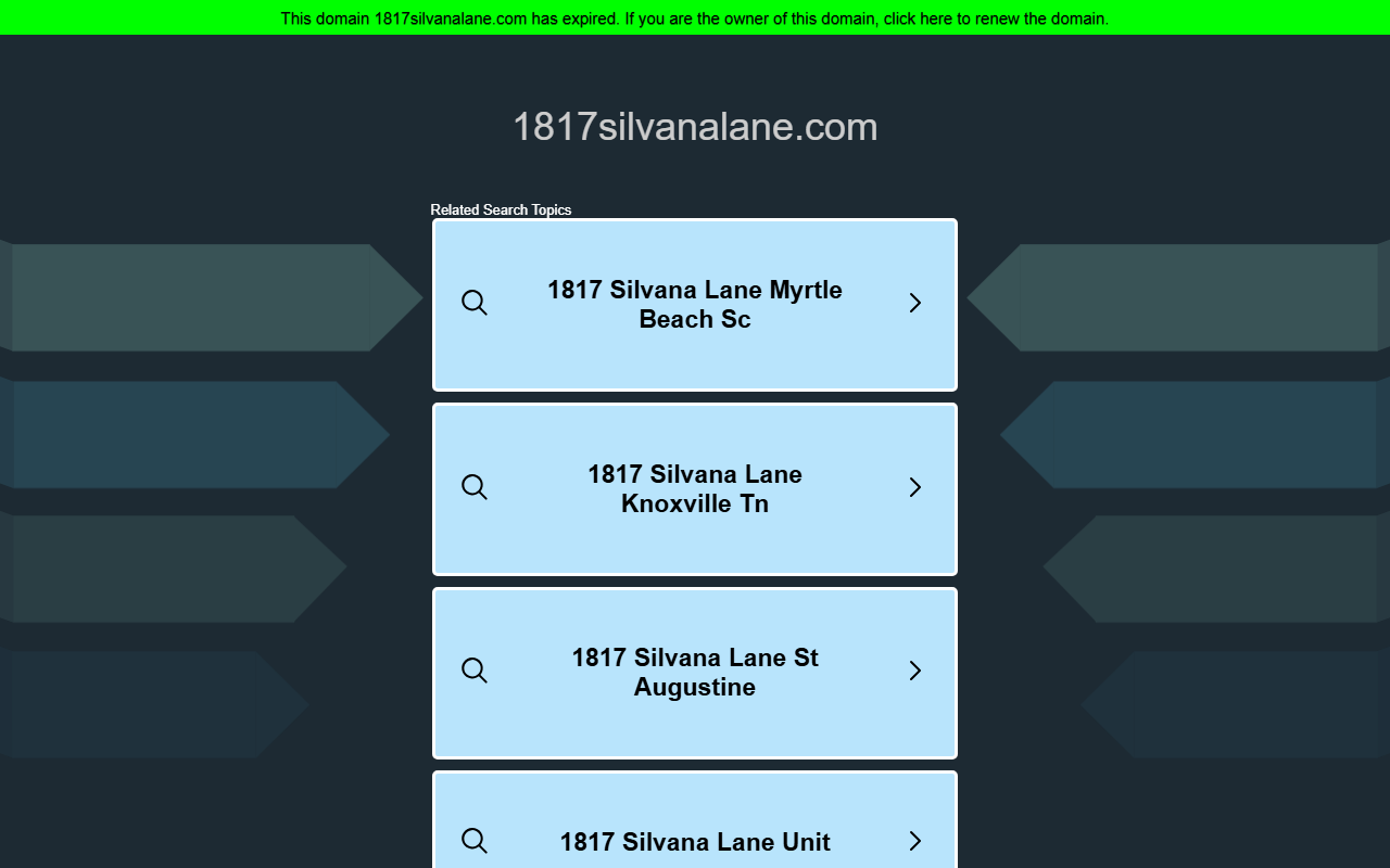 1817silvanalane.com screenshot