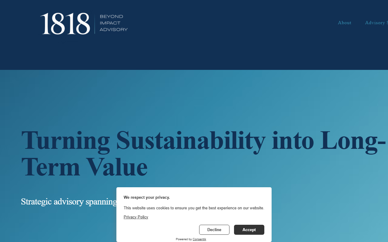 1818advisory.com screenshot