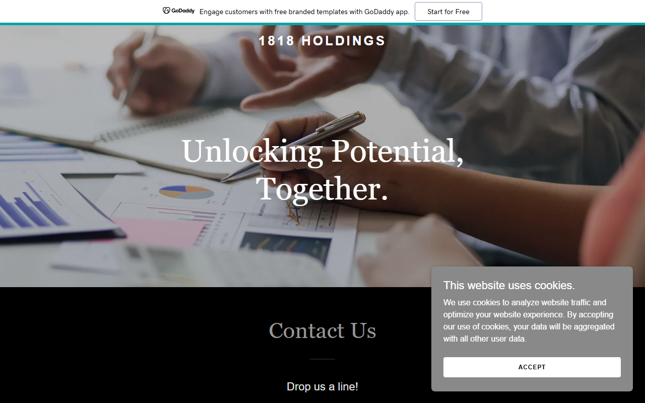 1818holdings.com screenshot