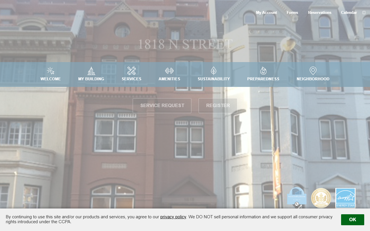 1818nstreet.com screenshot