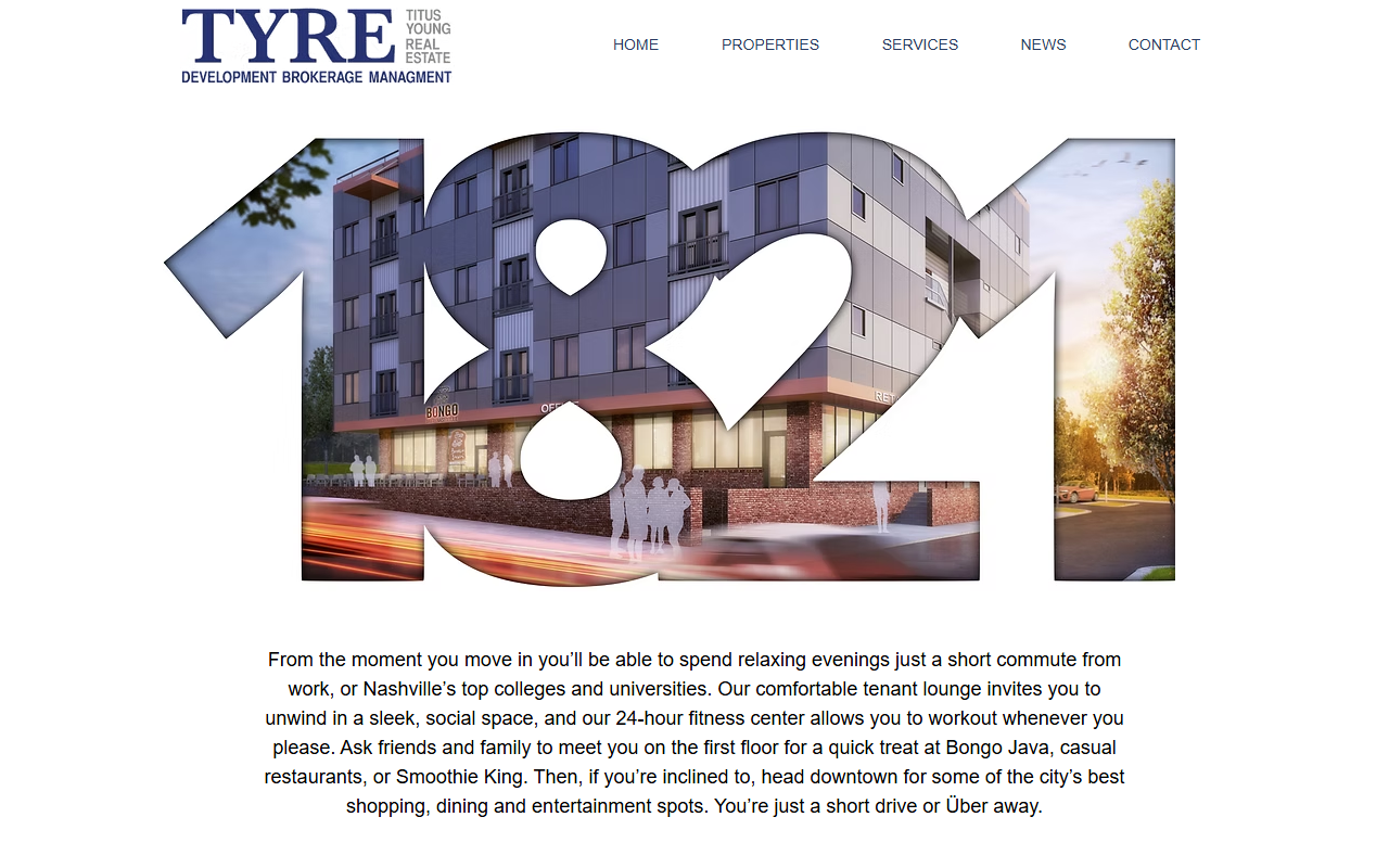1821jefferson.com screenshot
