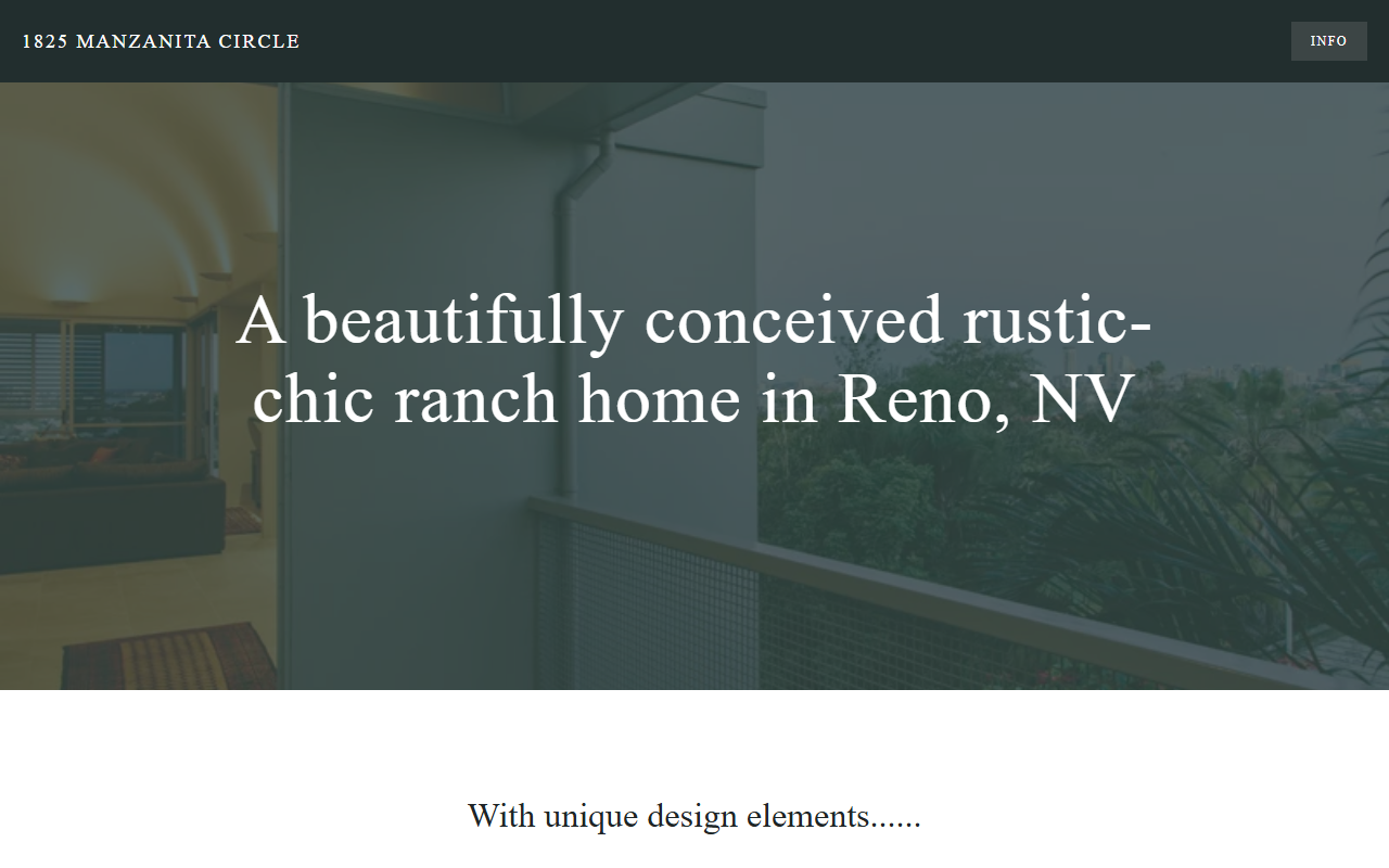 1825manzanita.com screenshot