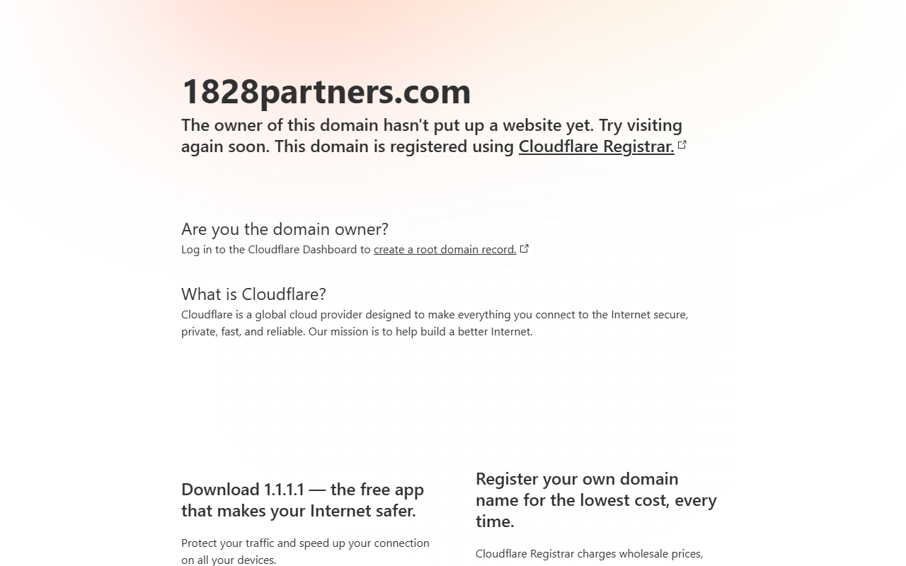 1828partners.com screenshot