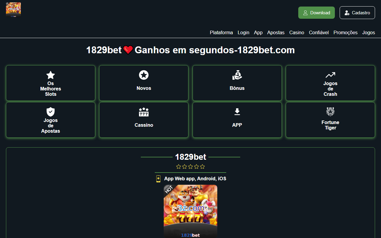 1829betbaixar.com screenshot