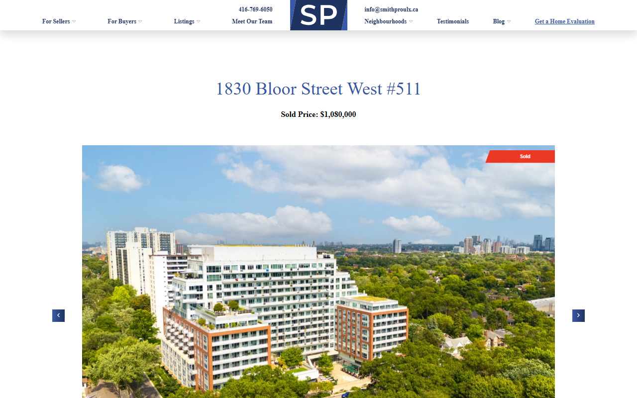 1830bloor511.com screenshot