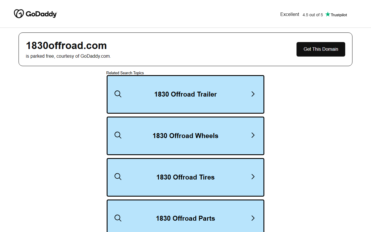 1830offroad.com screenshot