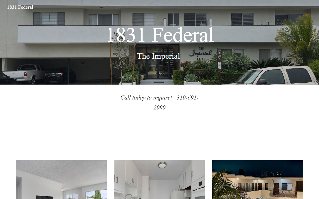 1831federal.com screenshot