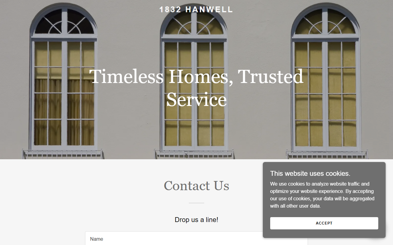 1832hanwell.com screenshot