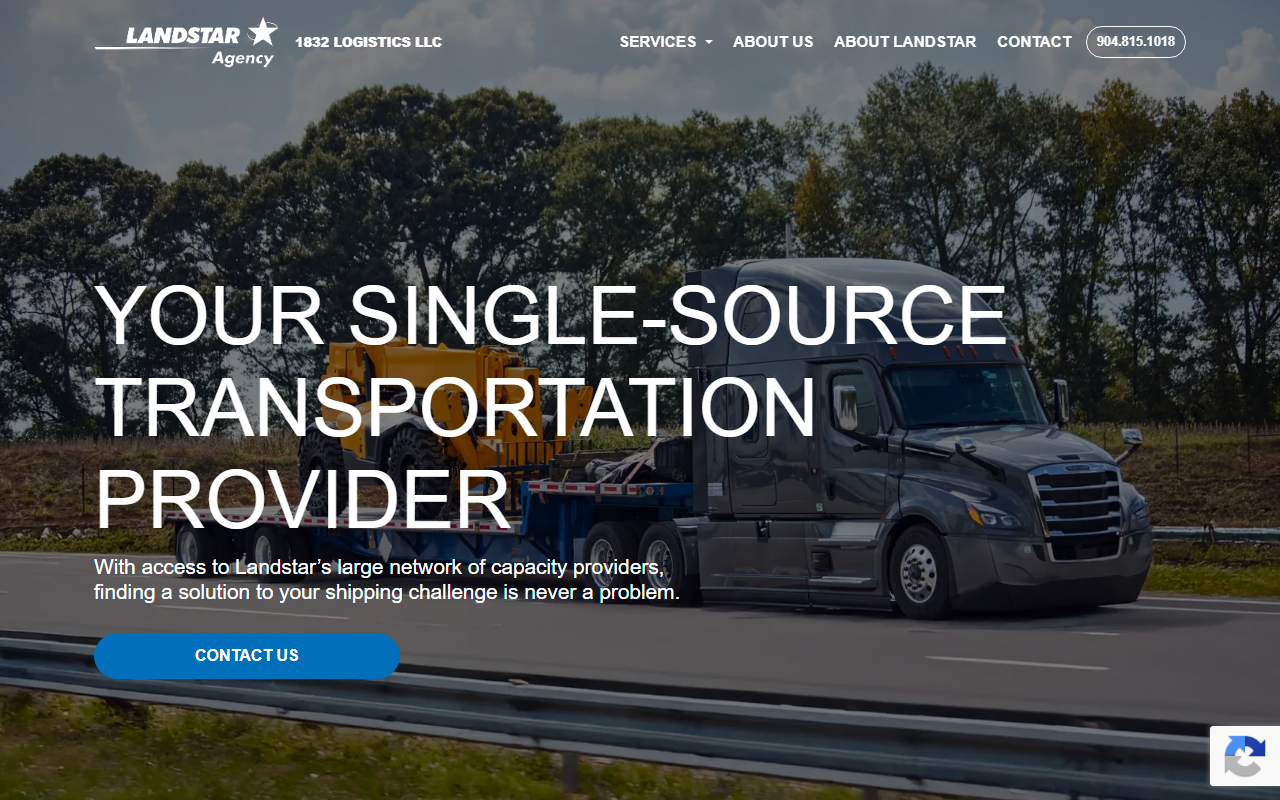 1832logistics.com screenshot