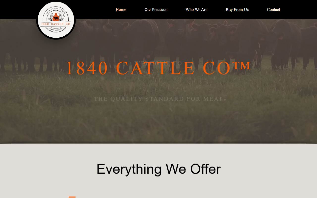1840cattleco.com screenshot