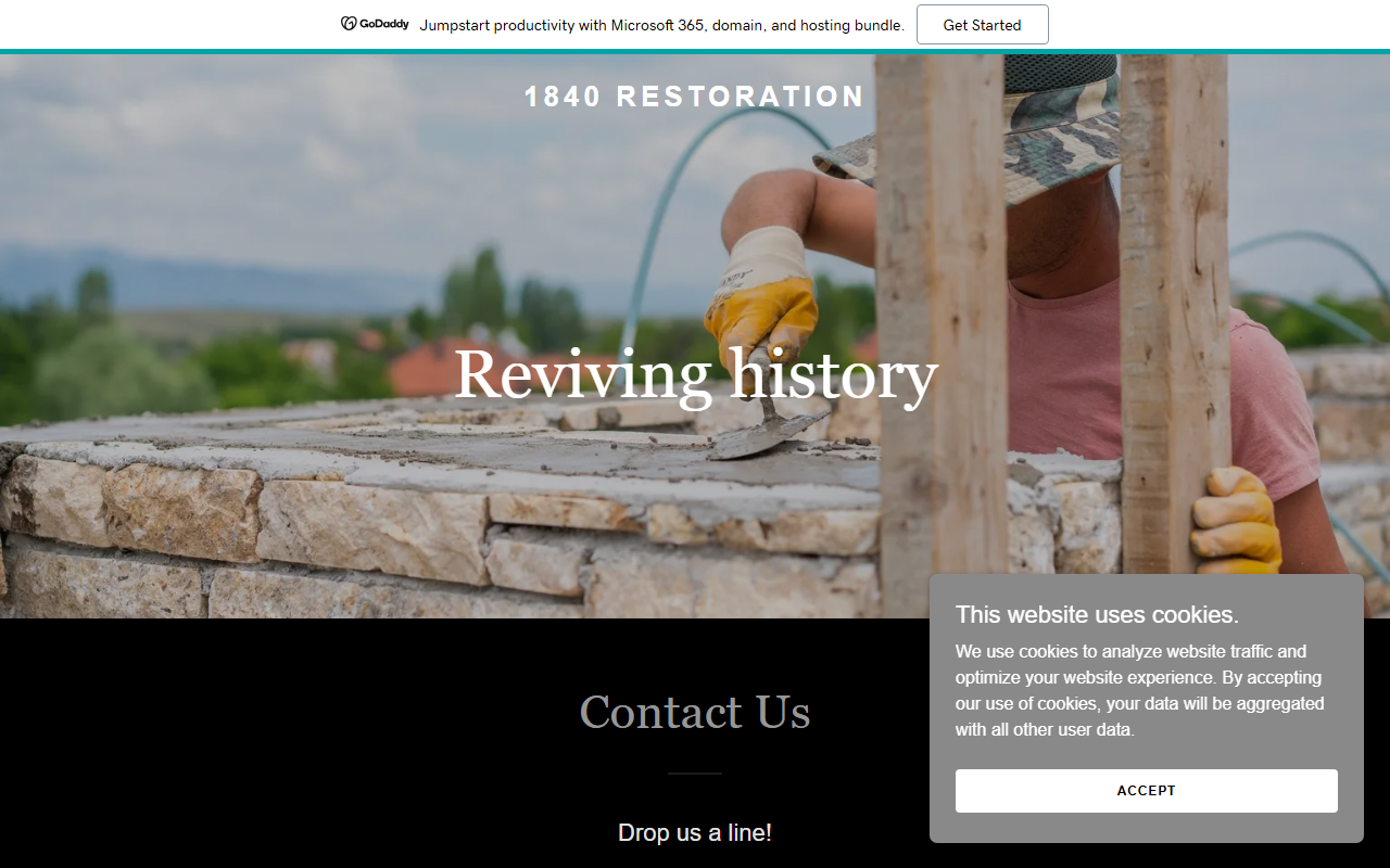 1840restoration.com screenshot
