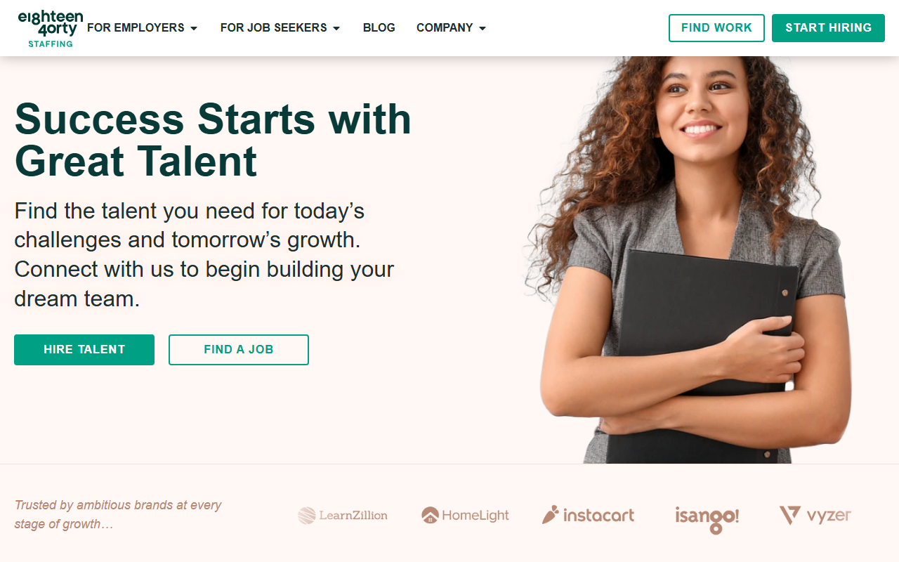 1840staffing.com screenshot
