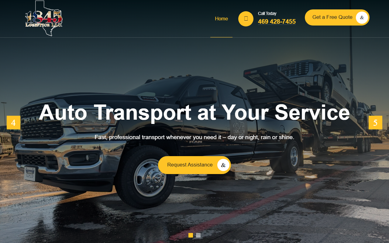 1845logistics.com screenshot