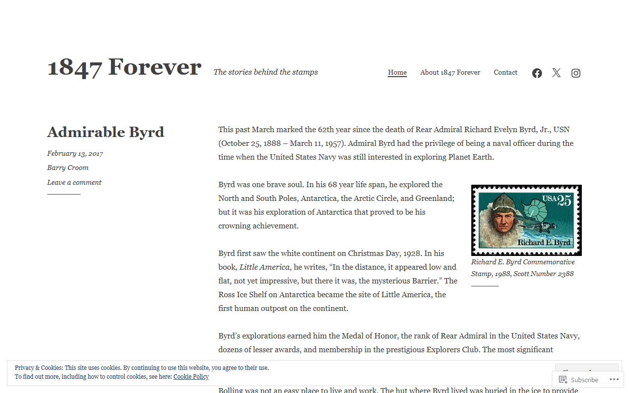 1847forever.com screenshot