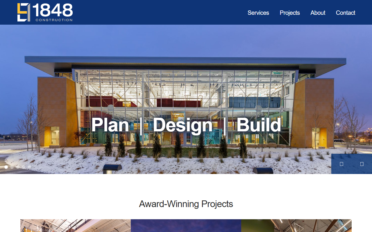 1848construction.com screenshot