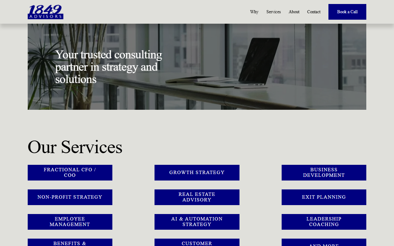 1849advisors.com screenshot