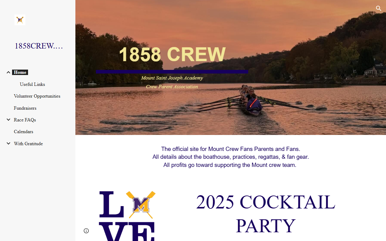 1858crewfan.com screenshot