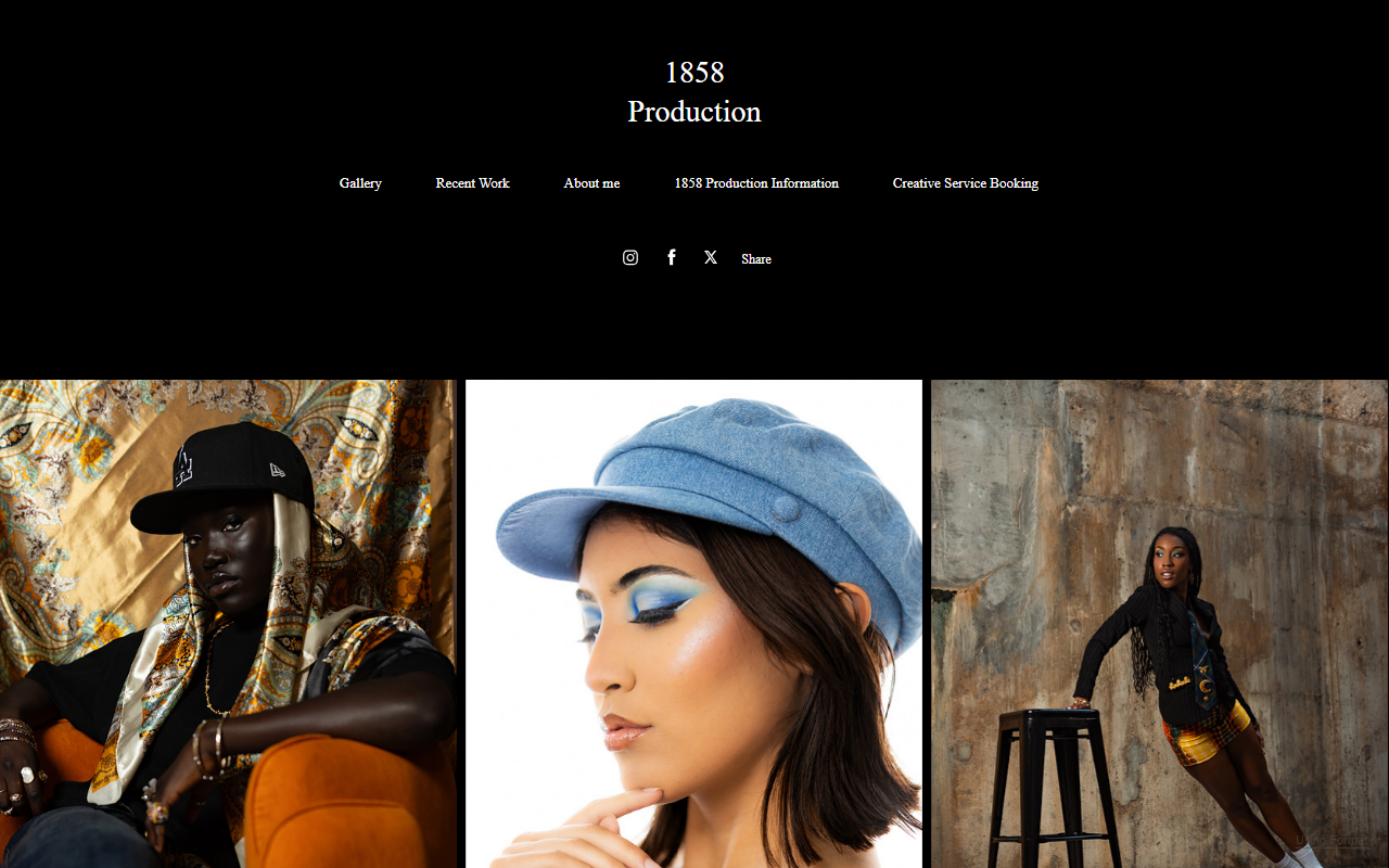 1858production.com screenshot