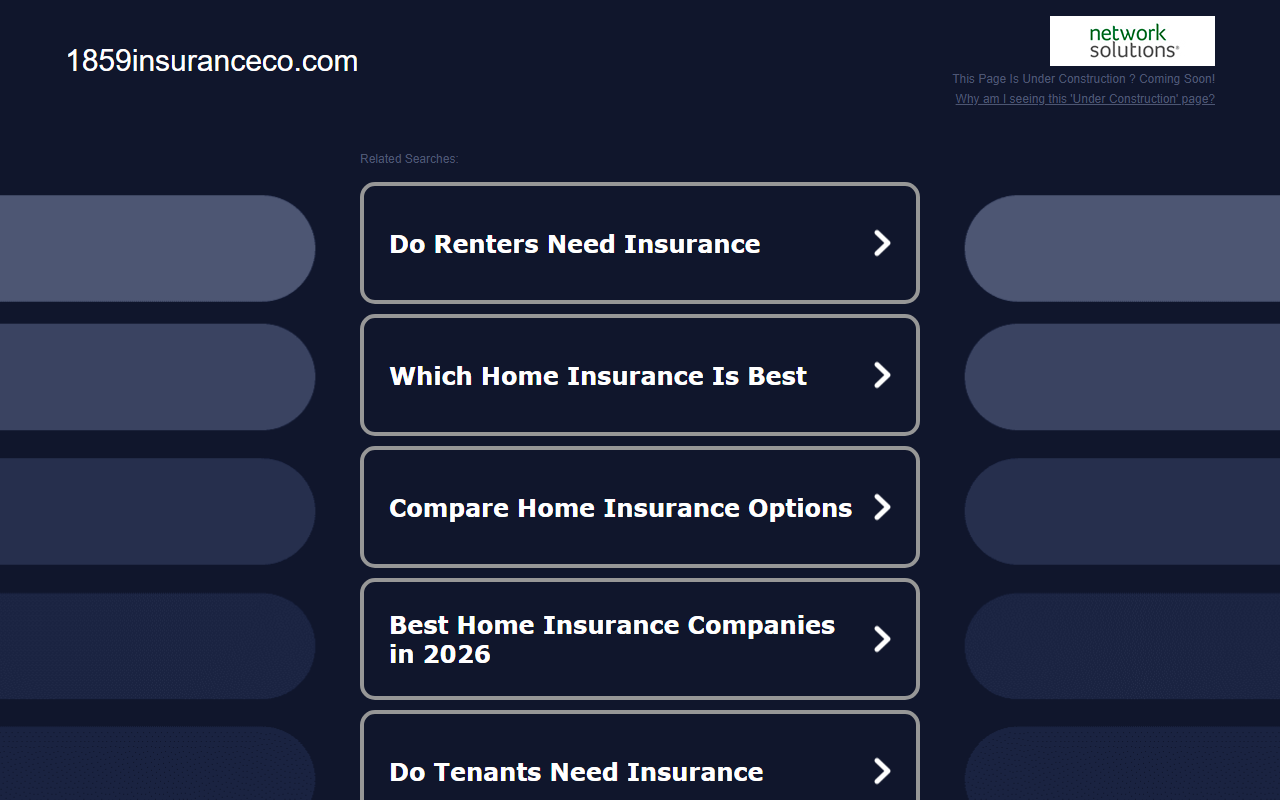 1859insuranceco.com screenshot