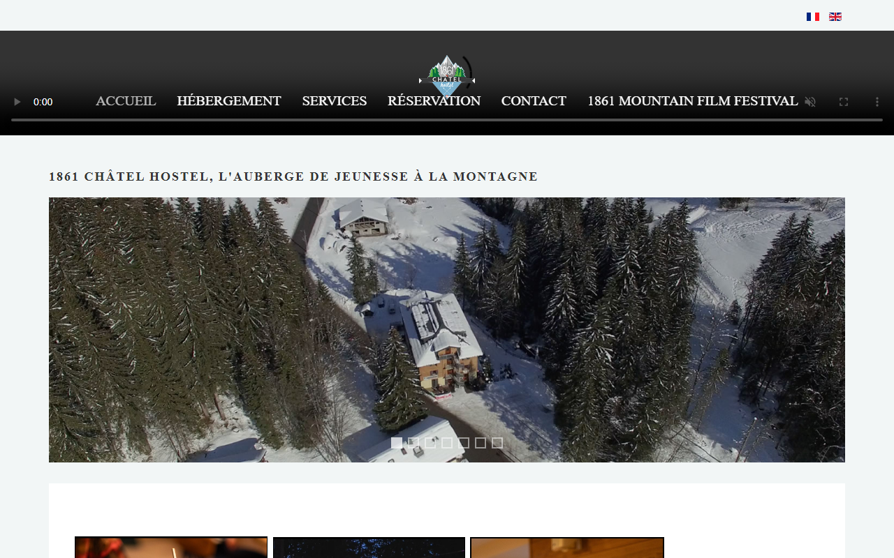 1861chatelhostel.com screenshot