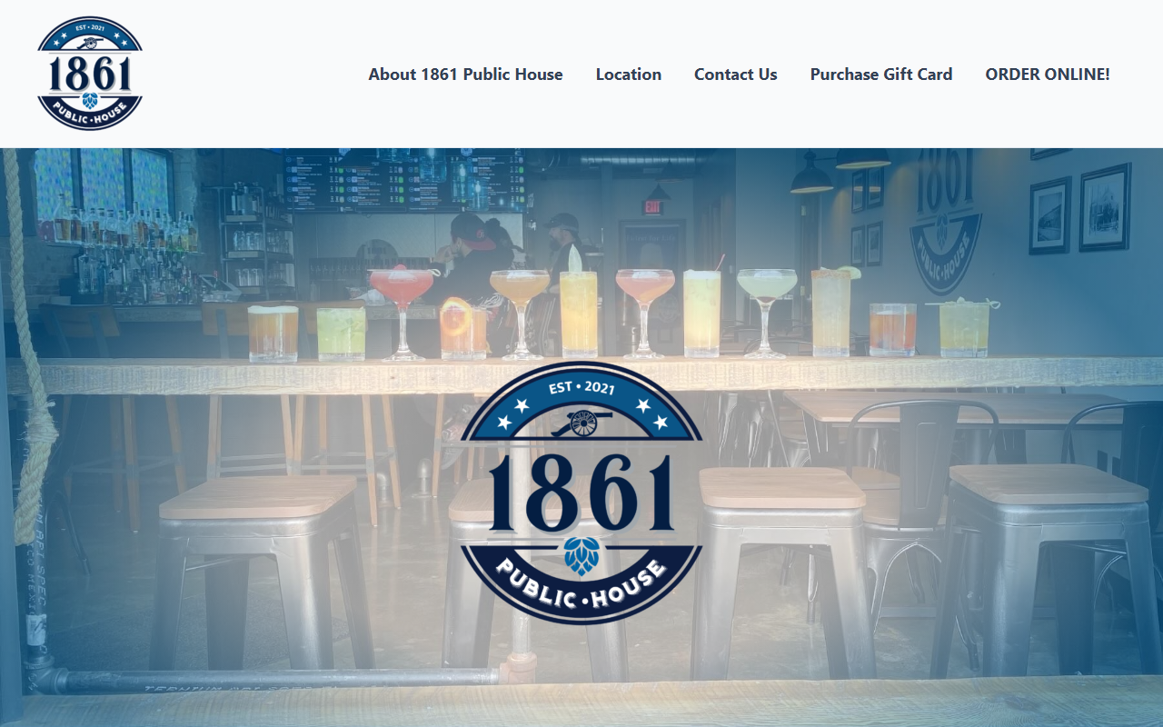 1861publichouse.com screenshot