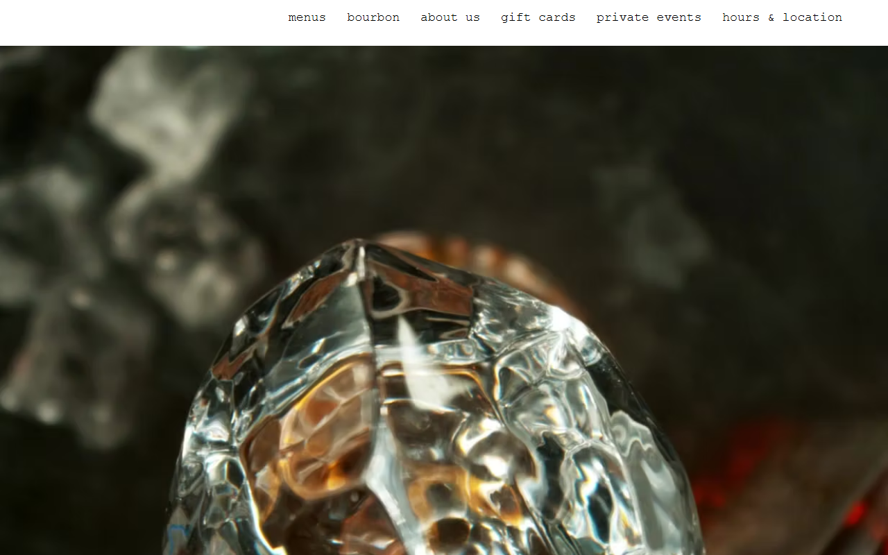1861restaurant.com screenshot
