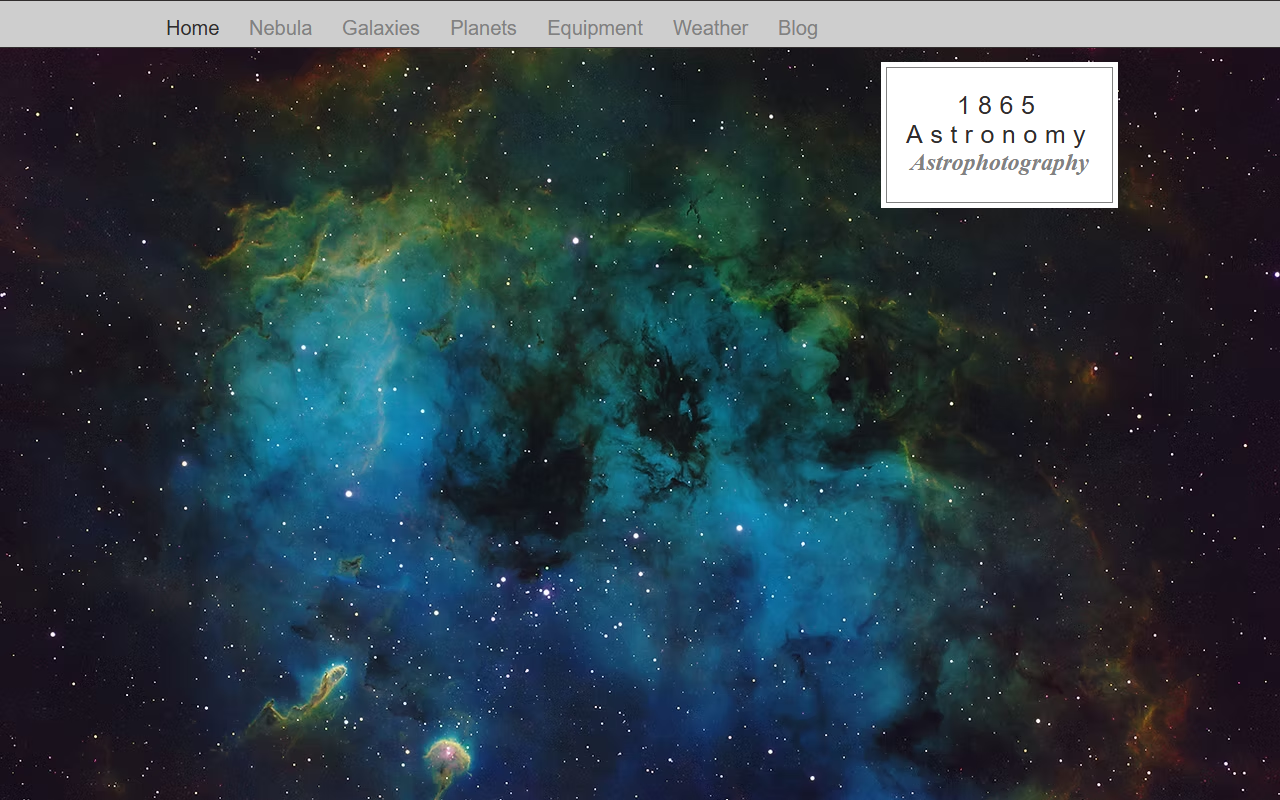 1865astronomy.com screenshot