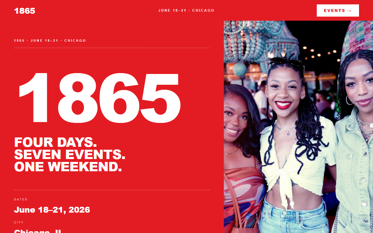 1865chicago.com screenshot