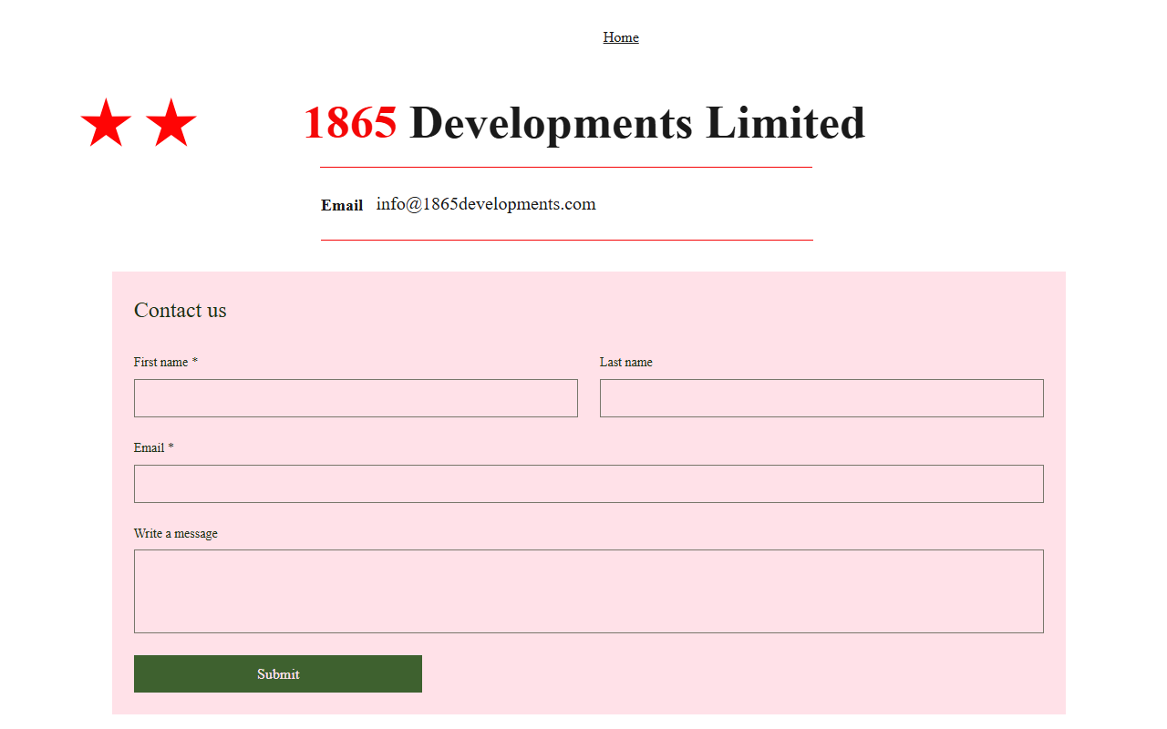 1865developments.com screenshot