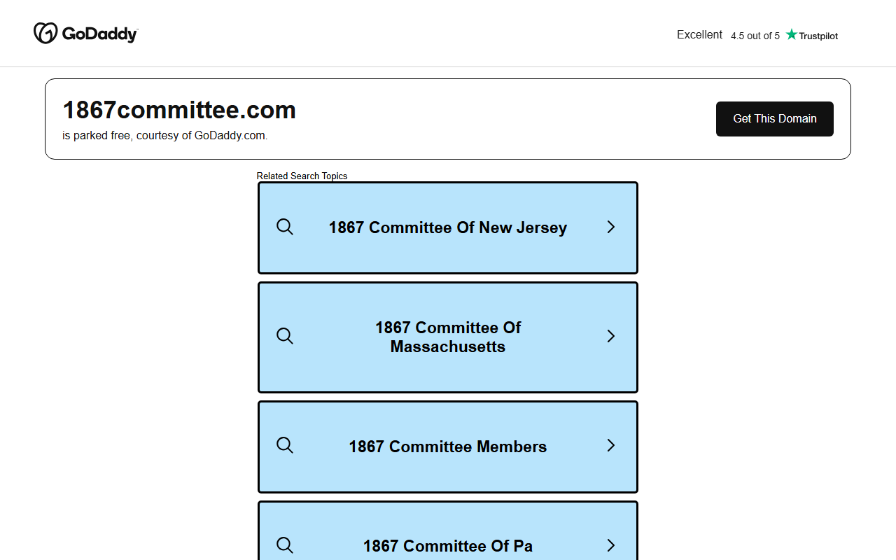 1867committee.com screenshot