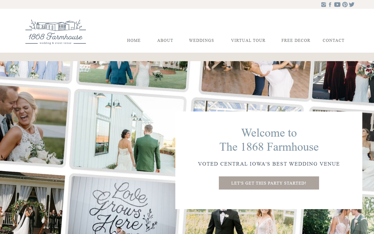 1868farmhouse.com screenshot