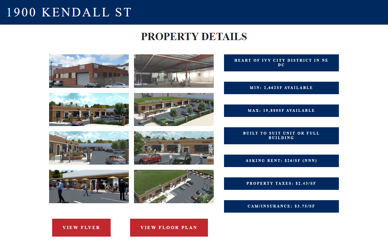 1900kendall.com screenshot