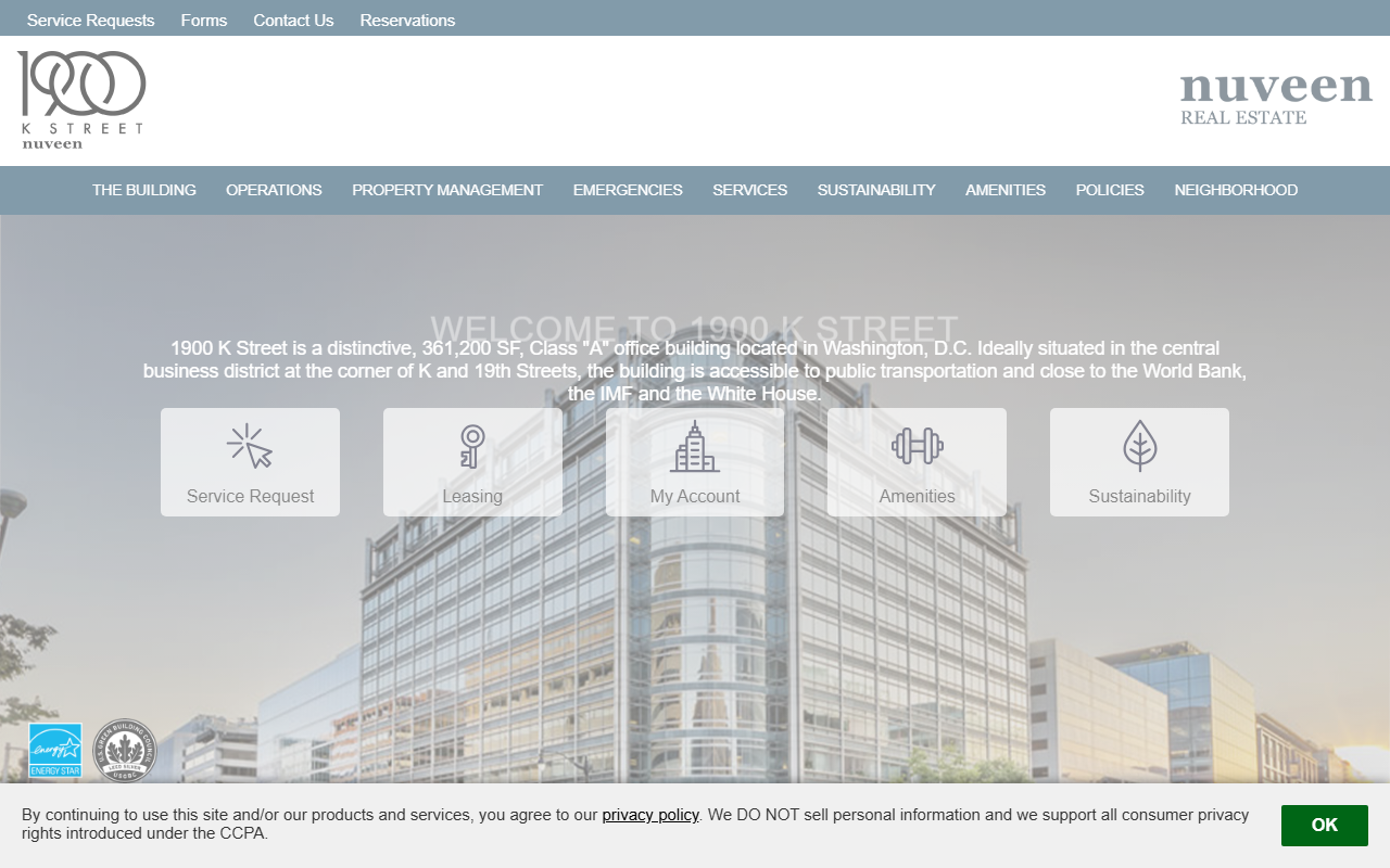 1900kstreet.com screenshot