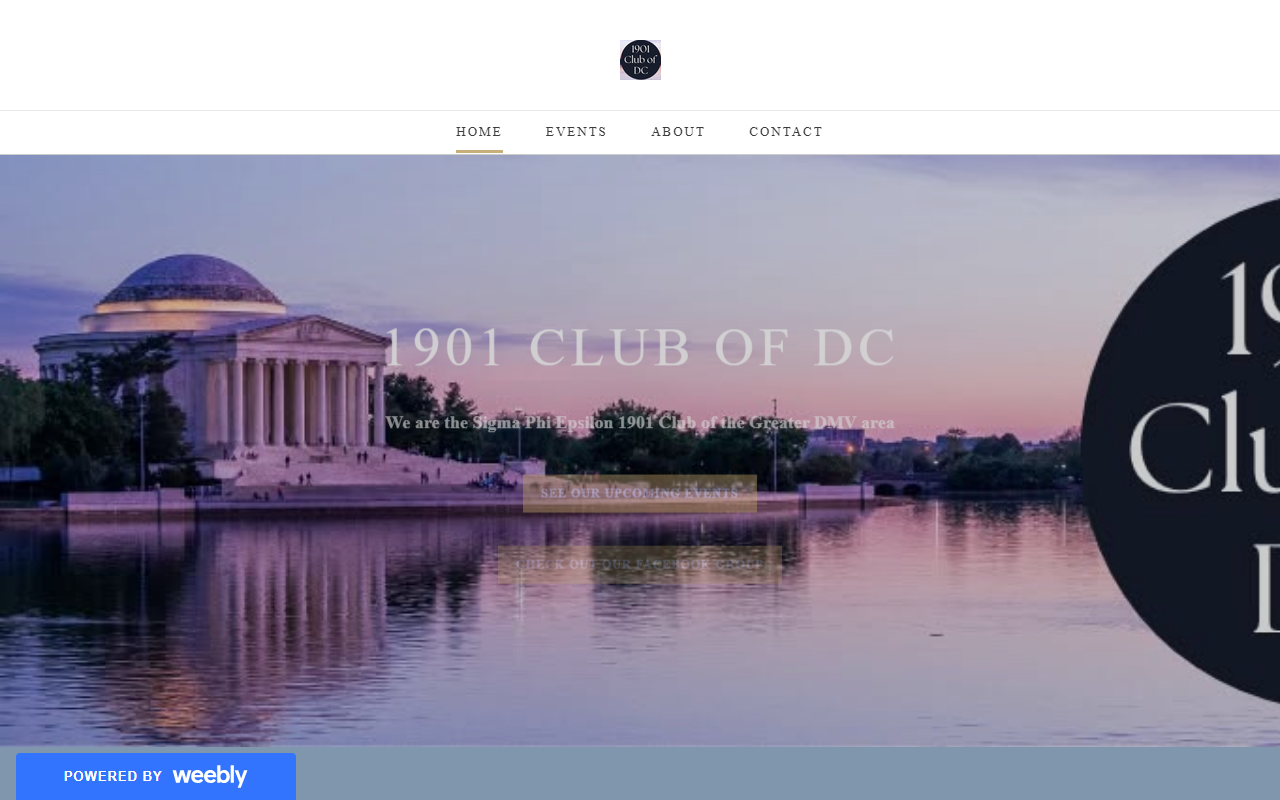 1901clubofdc.com screenshot