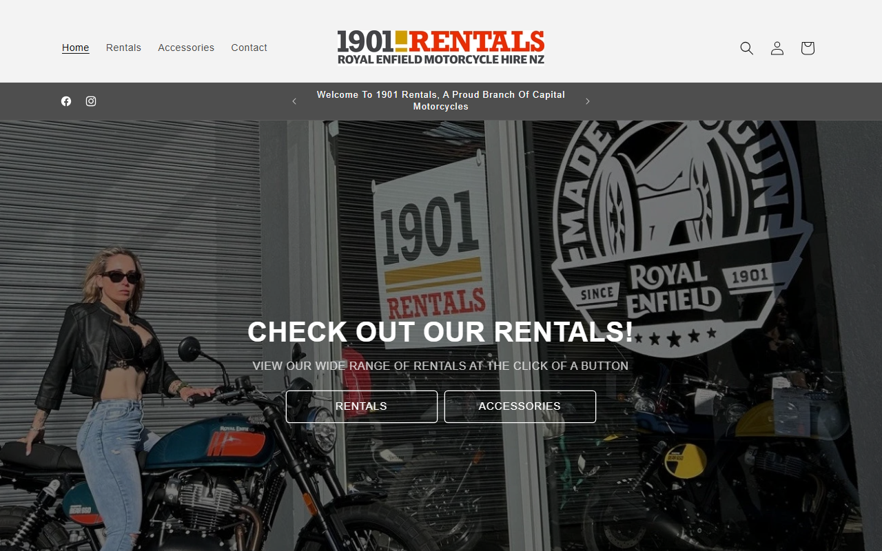 1901rentals.com screenshot
