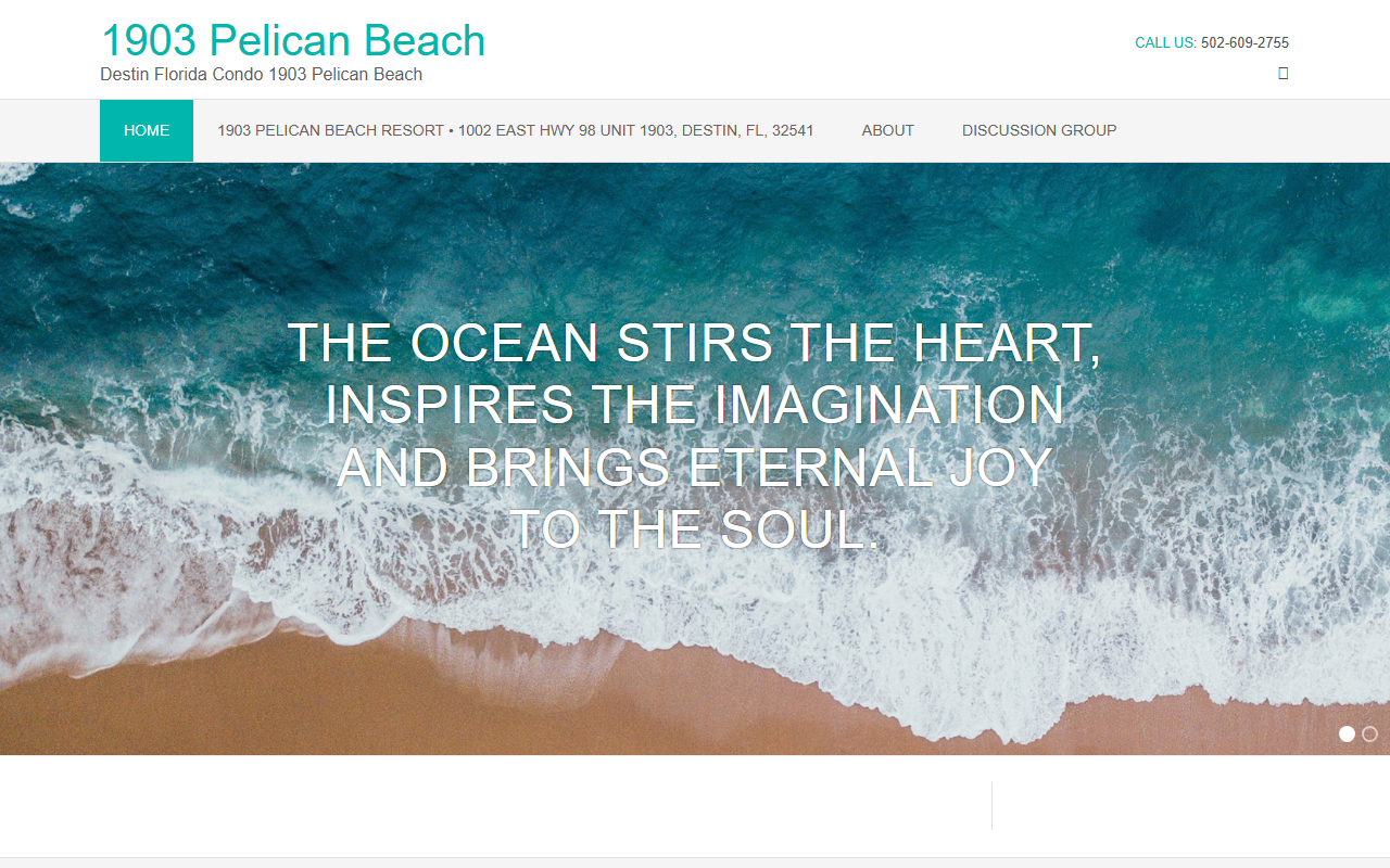 1903pelicanbeach.com screenshot