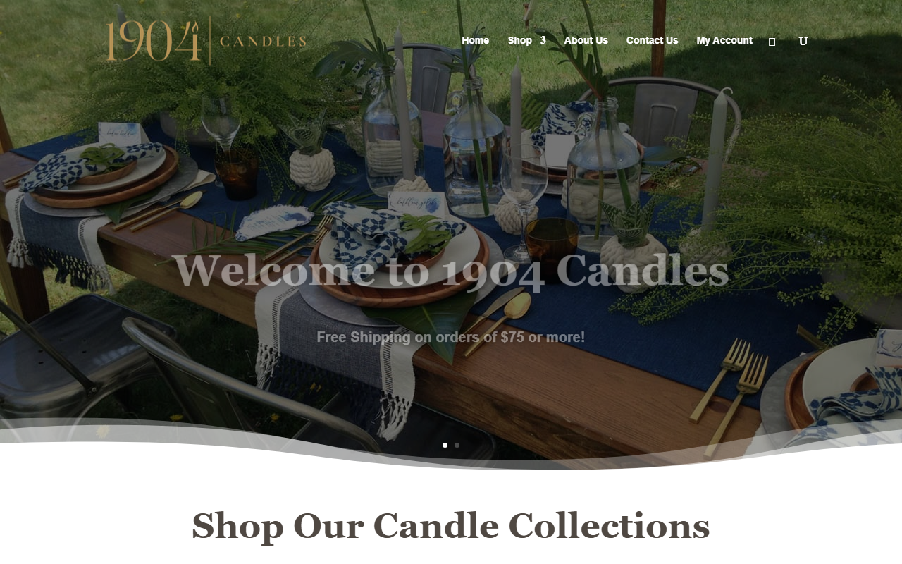 1904candles.com screenshot
