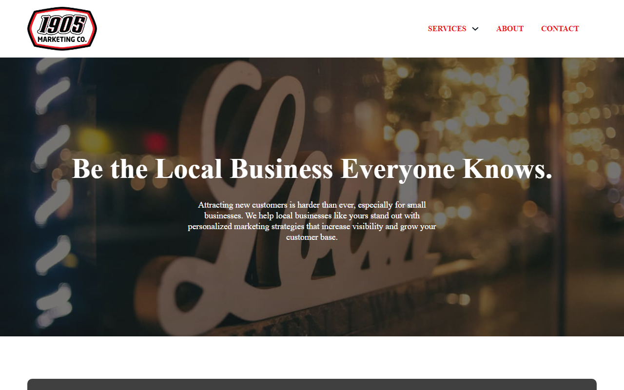 1905marketingco.com screenshot