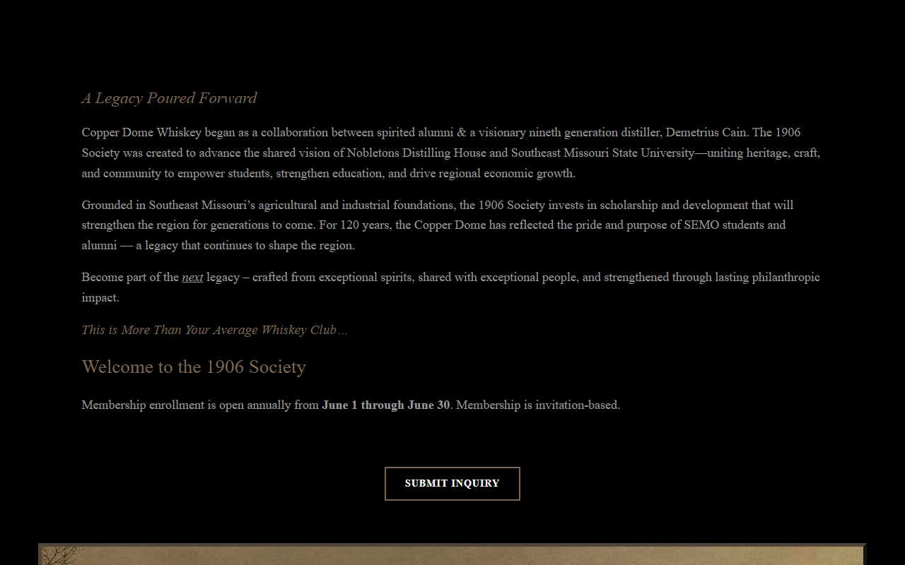 1906society.com screenshot
