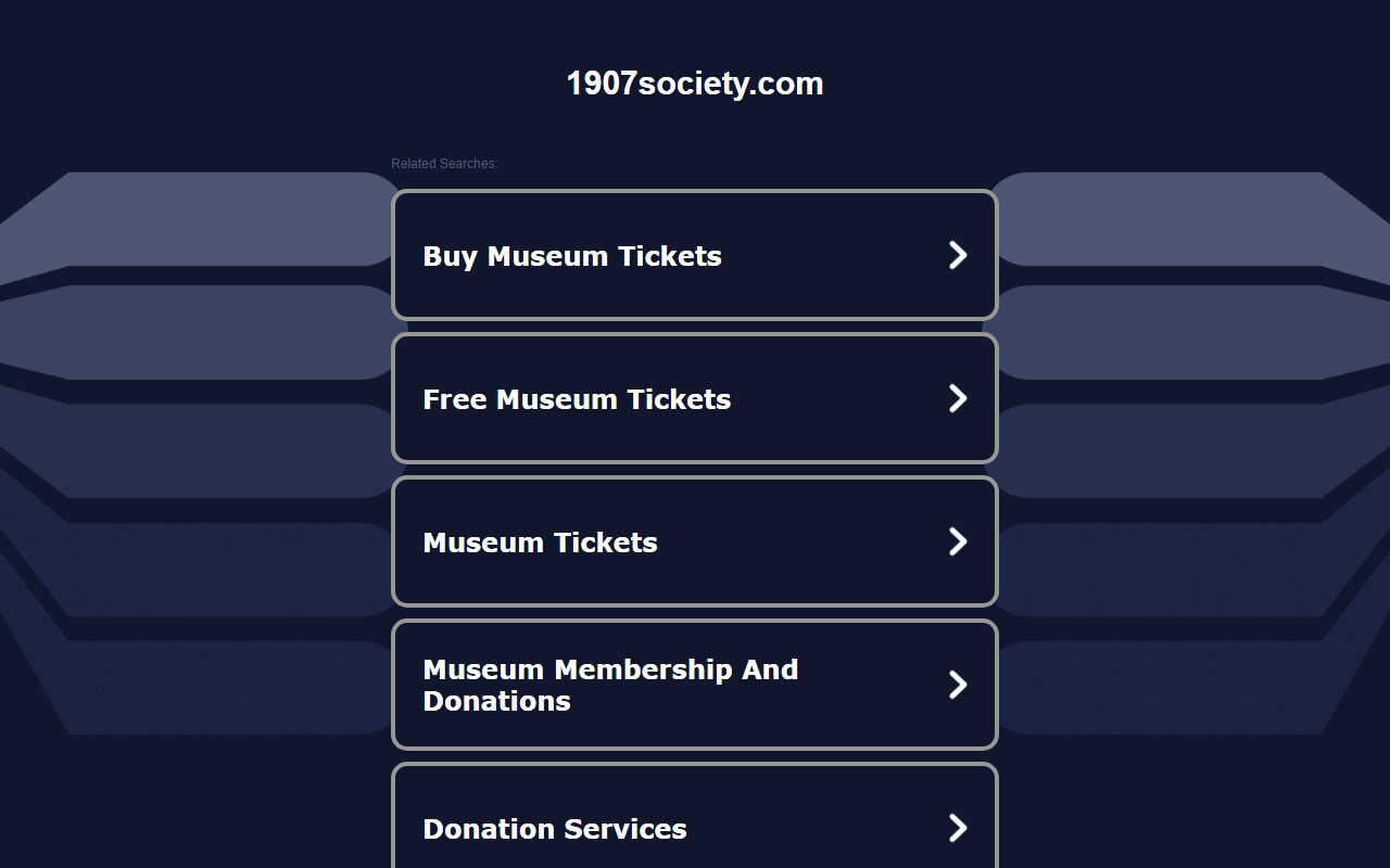 1907society.com screenshot