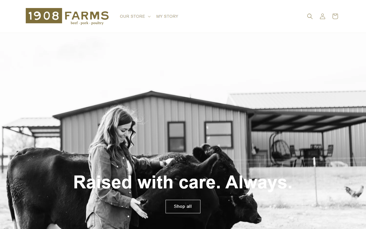 1908farmstx.com screenshot
