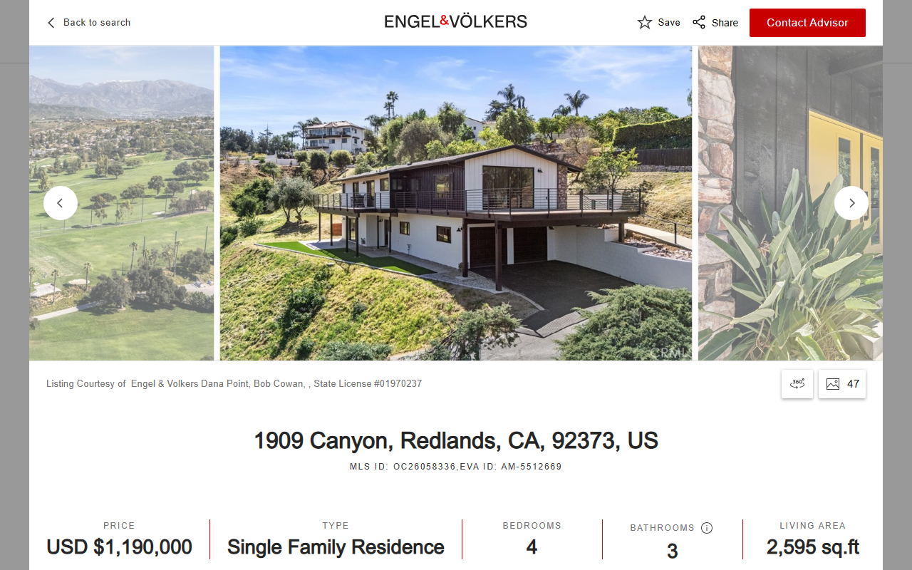 1909canyonrd.com screenshot
