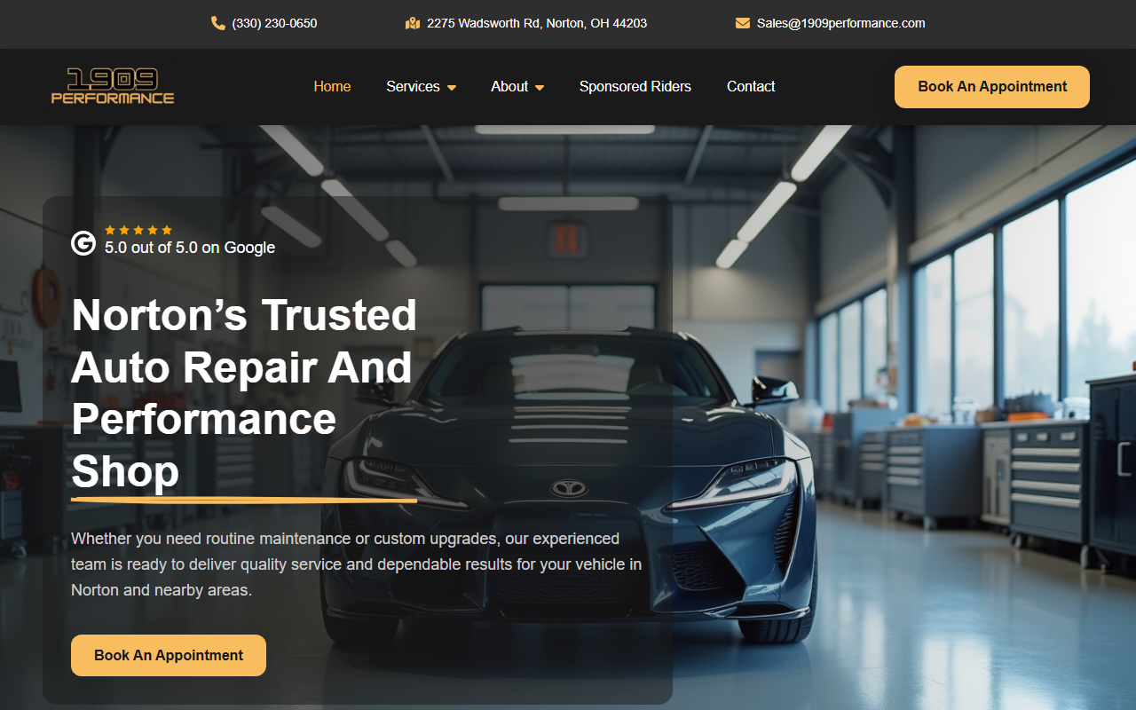 1909performance.com screenshot