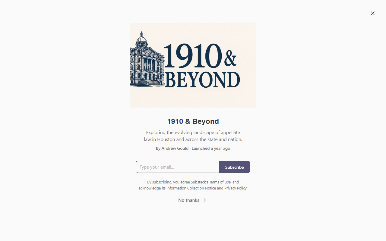 1910andbeyond.com screenshot