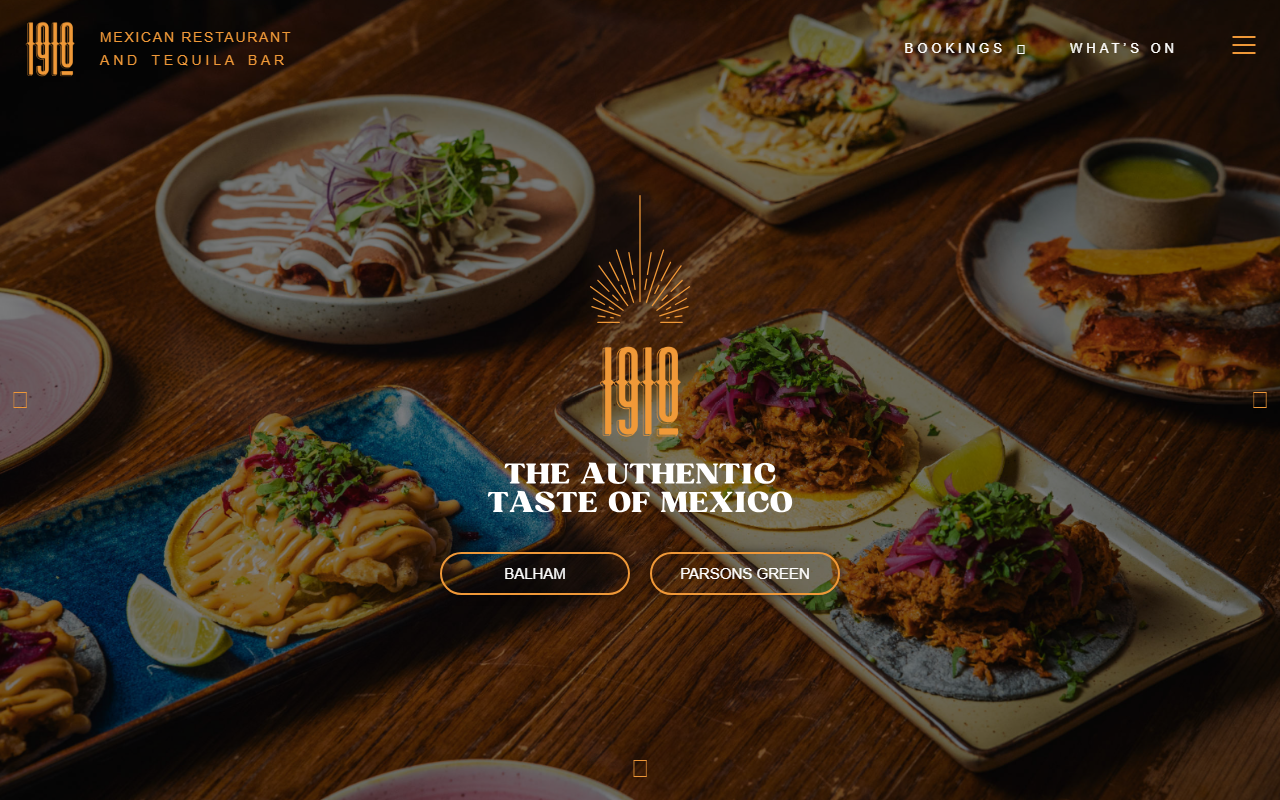 1910cantina.com screenshot