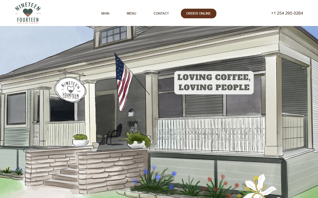 1914coffeeshop.com screenshot