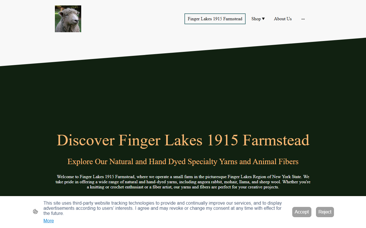 1915farmstead.com screenshot