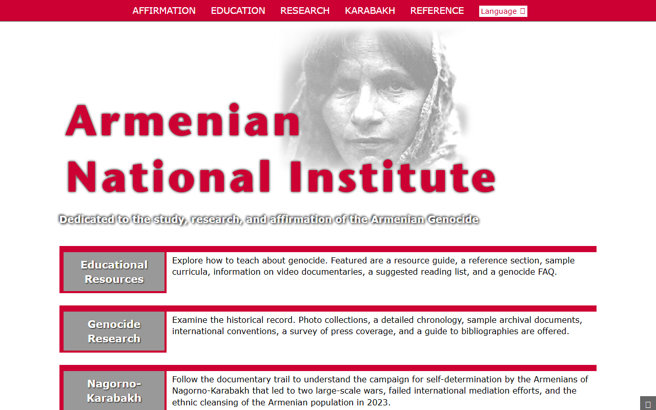 1915genocide.com screenshot